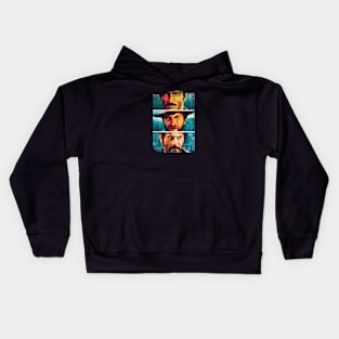 The Good The Bad And The Ugly Vintage Retro Kids Hoodie